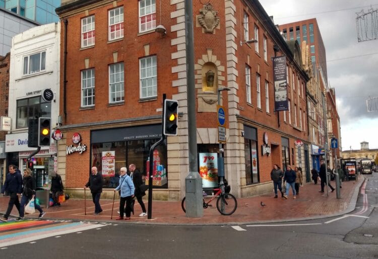 Wendy's in Station Road, Reading. Credit: James Aldridge, Local democracy reporting service.