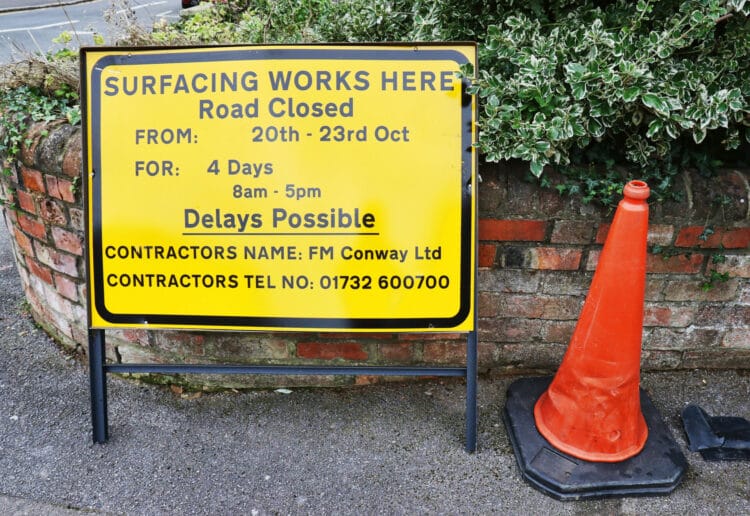 Work on resurfacing Sidmouth Street on Saturday, October 23 Picture: Dijana Capan/DV Vision