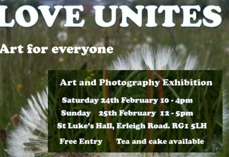 Love Unites will take place in Reading this weekend