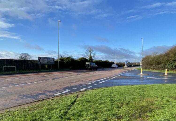 The junction of Whitley Wood Lane with the B3270 Lower Earley Way Picture: Phil Creighton