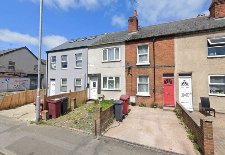 Terraced homes in Oxford Road, Reading. An owner has applied to convert one of the homes into serviced accommodation Picture: Local democracy reporting service/Google Maps