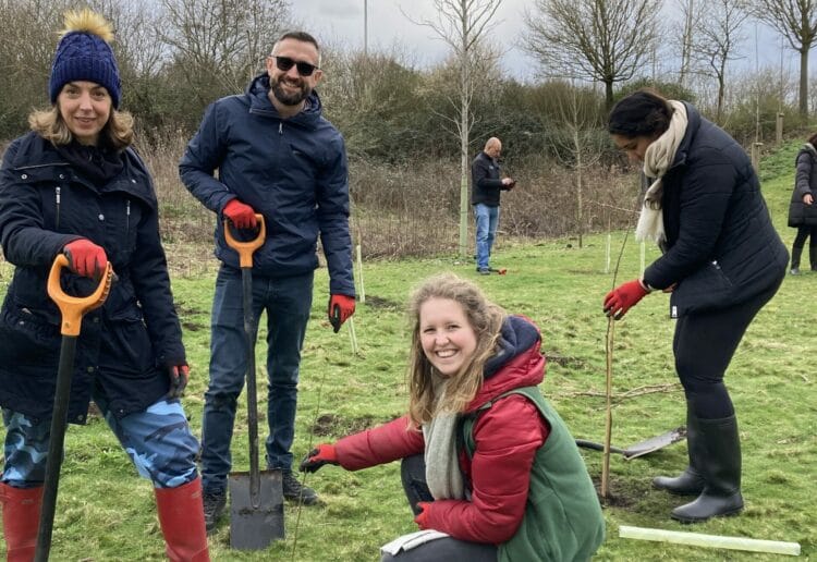 Green Park has 450 new native trees thanks to the efforts of 60 planters. Picture: Emma Merchant