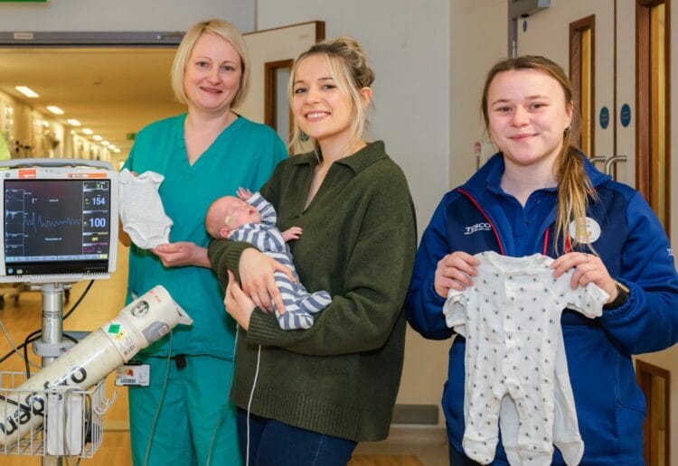 Tesco has donated packs of F&F Premature Baby Essentials to the Royal Berkshire Hospital?s neonatal unit
