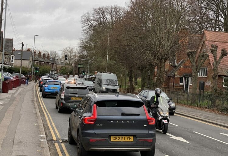 Traffic on London Road Picture: Phil Creighton