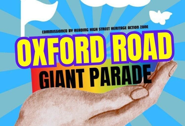 The Oxford Road Giant Parade is coming to the town centre, bringing live performances from DJs, musicians, and puppeteers on Saturday, March 23. Pciture: High Street Heritage Actions Zone/WhatsOn Reading