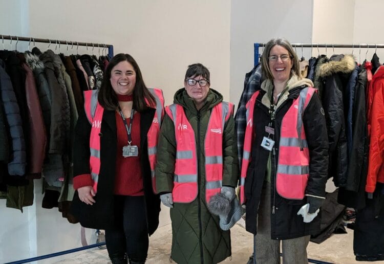 The Reading to Basingstoke CRP took the Small Projects Award following its work to bring warm clothing to the homeless and needy back in January, pictured. Picture: Jake Clothier