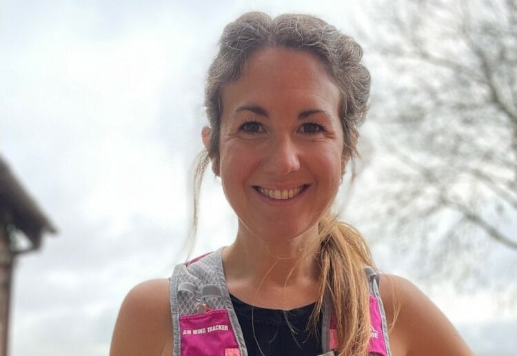 Rebecca Cook and her son George. She will be running the London Marathon in aid of Smile Train, which helped George when he was born with cleft