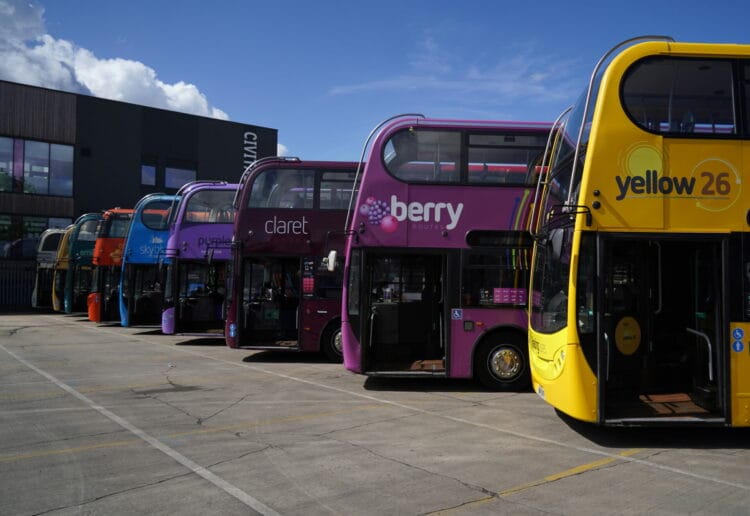 Reading Buses will gain some electric vehicles Picture: Reading Buses