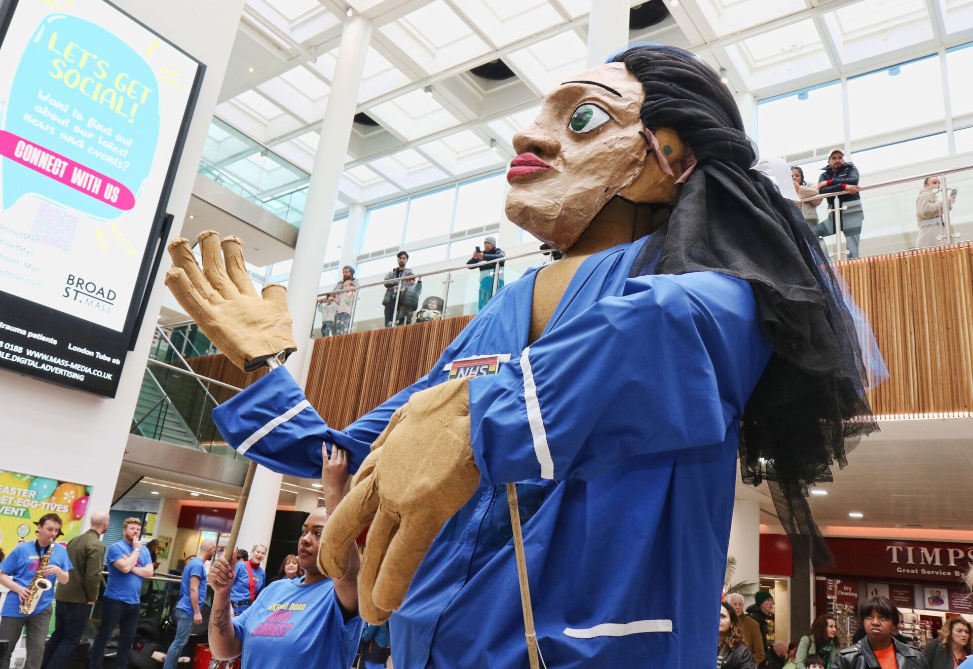 There be giants Superhero Chanya takes over Broad St. Mall and