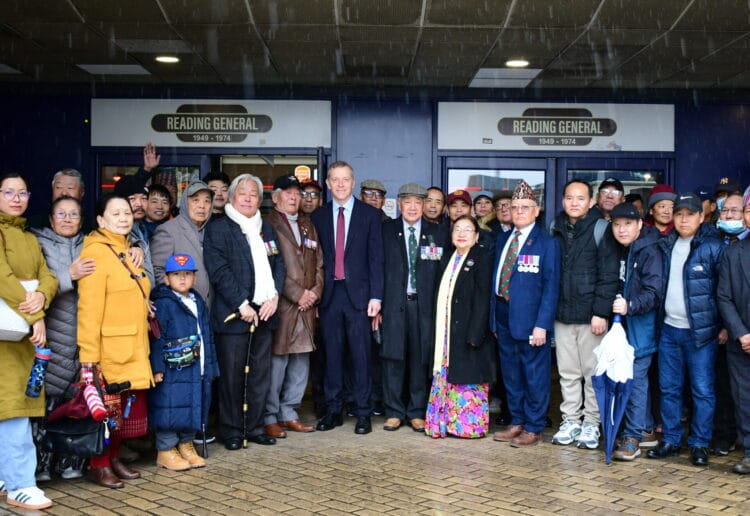 Reading East MP Matt Rodda met Gurkhas at Reading Station ahead of their visit to London to take part in talks between the British and Nepalese governments