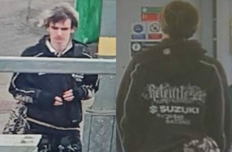 CCTV images of a man British Transport Police would like to speak to