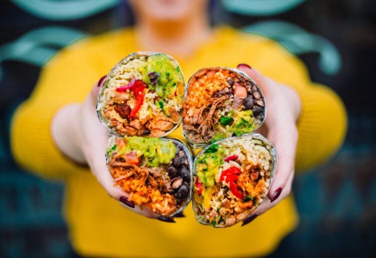 A restaurant in Reading is one of many around the country celebrating World Burrito Day by giving away half a million burritos. Picture: Tortilla