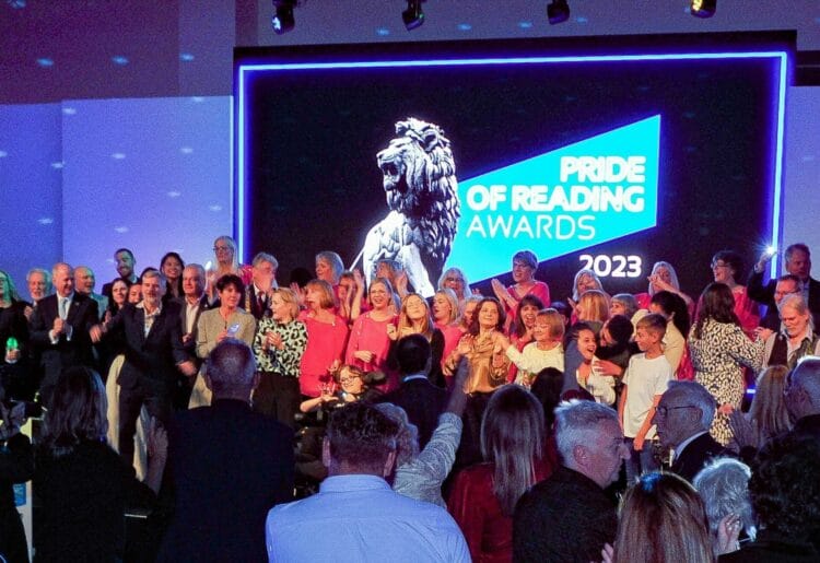 Celebrations at the 2023 Pride of Reading awards