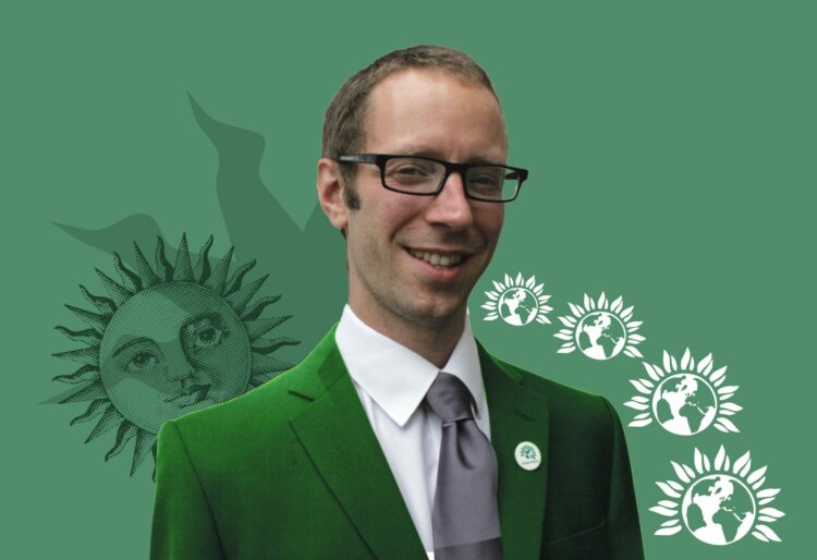 Reading Green Party leader Rob White Graphic: Charlie Simpson