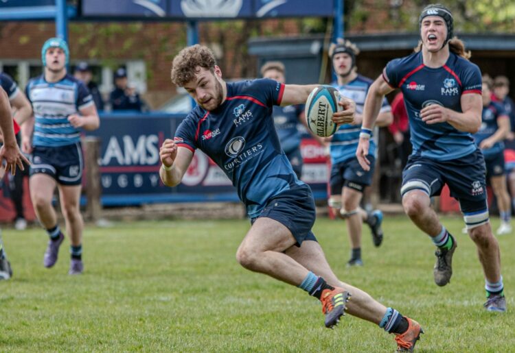 Jack Mander on the charge