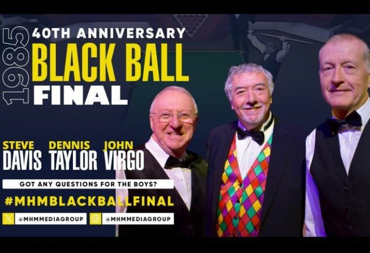 The 1985 snooker final between Dennis Taylor and Steve Davis will be recreated at The Hexagon next year