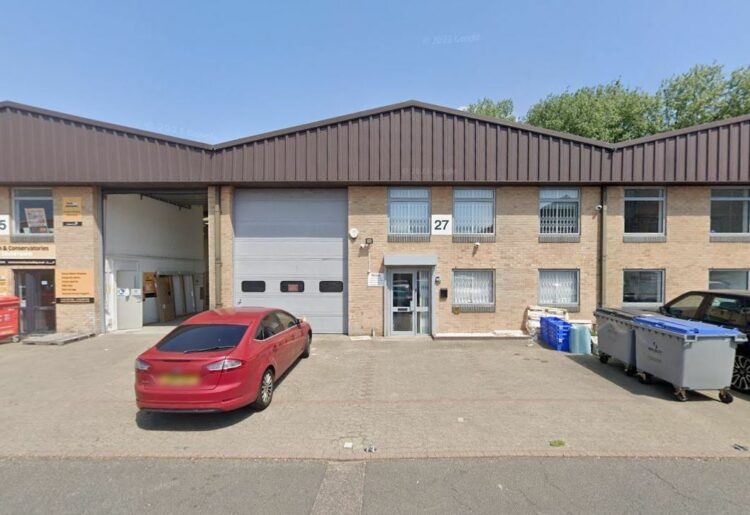 The industrial unit in Britten Road Picture: Local democracy reporting service/Google Maps
