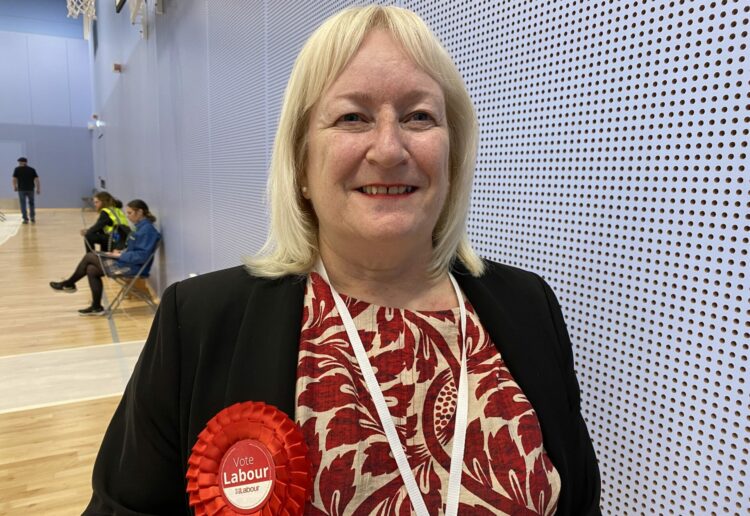 Reading Labour leader elect Cllr Liz Terry at the local election count on Thursday, May 2 Picture: Phil Creighton