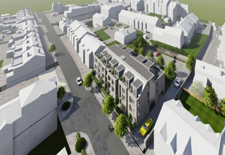 A CGI showing what the flats would look like when completed Picture: Local democracy reporting service