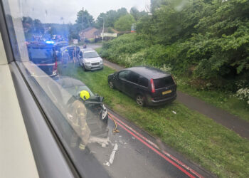 Traffic cleared as fire service responds to Norcot Road incident