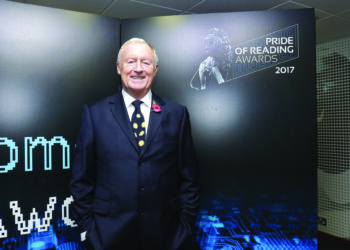 Chris Tarrant at the 2017 Pride of Reading Awards