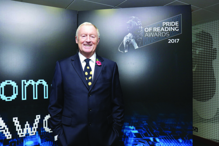Chris Tarrant at the 2017 Pride of Reading Awards