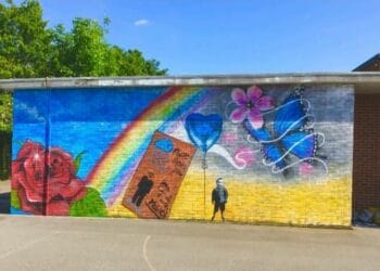 School reveals mural in memory of Olly Stephens