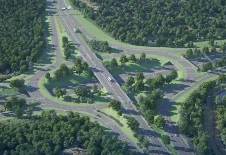 The M25 will be closed for a weekend in July to allow for bridge installation works to continue Picture: National Highways