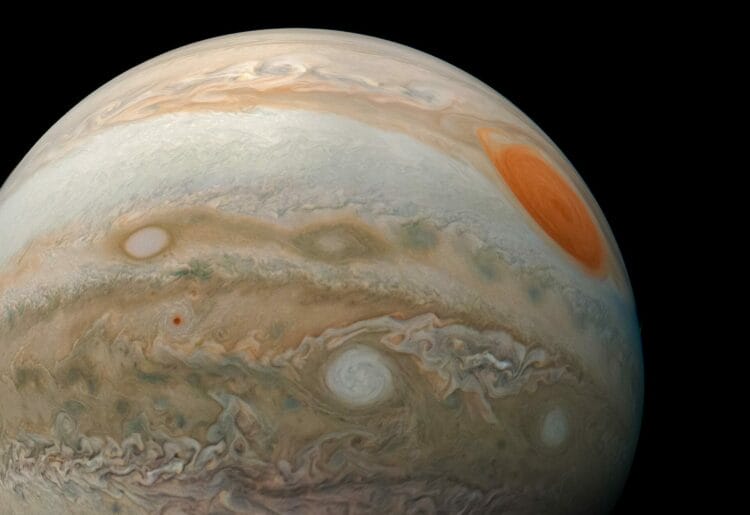 Researchers have used the largest, most powerful telescope ever launched into space to explore a part of Jupiter previously considered "unremarkable." Picture: Kevin M Gill/NASA/Jet Propulsion Lab, Caltech.