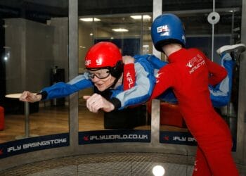 Flying high! Shinfield care home resident fulfils skydiving dream