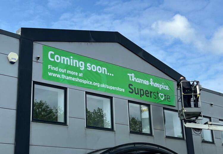 Thames Hospice has announced it is bringing a new store to the building which formerly housed a branch of Fun and Frolic on Richfield Avenue in September. Picture: Thames Hospice