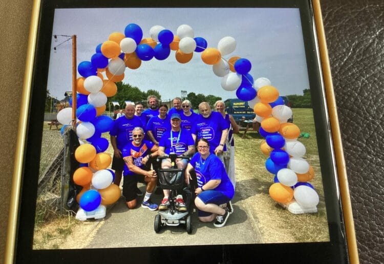 Andy Findlay has been raising money for MND with events with the Westwood Club