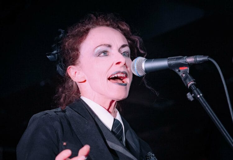 Rosie Garland of The March Violets at Reading Face Bar Picture: Andrew Merritt