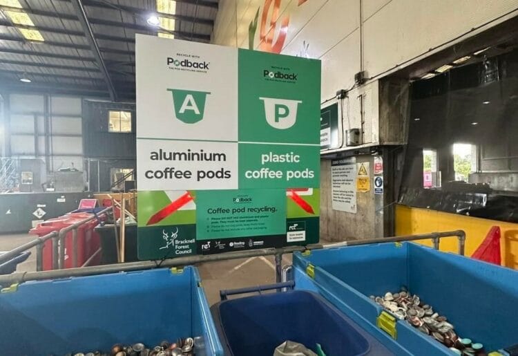 Podback is a nationwide coffee pod recycling service.