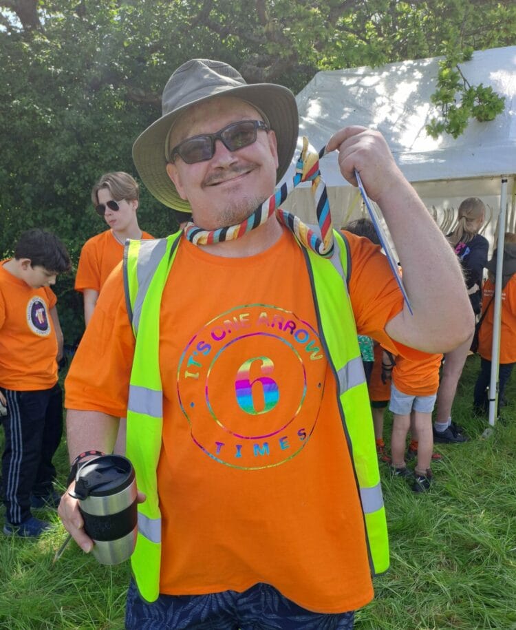 Archery superhero Peter Rogers