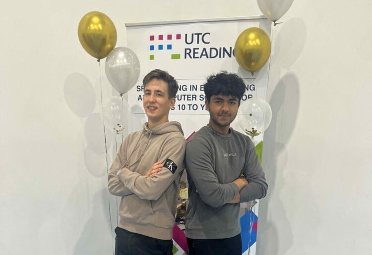Kasper and Sashvat. Picture: UTC Reading