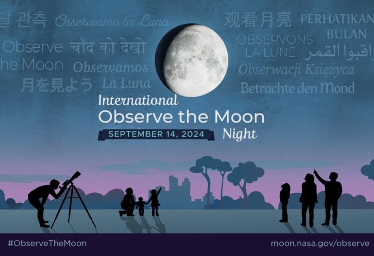 The university will be the temporary home to an array of telescopes and will hold a series of talks celebrating the moon on Saturday, September 14. Picture: University of Reading, NASA