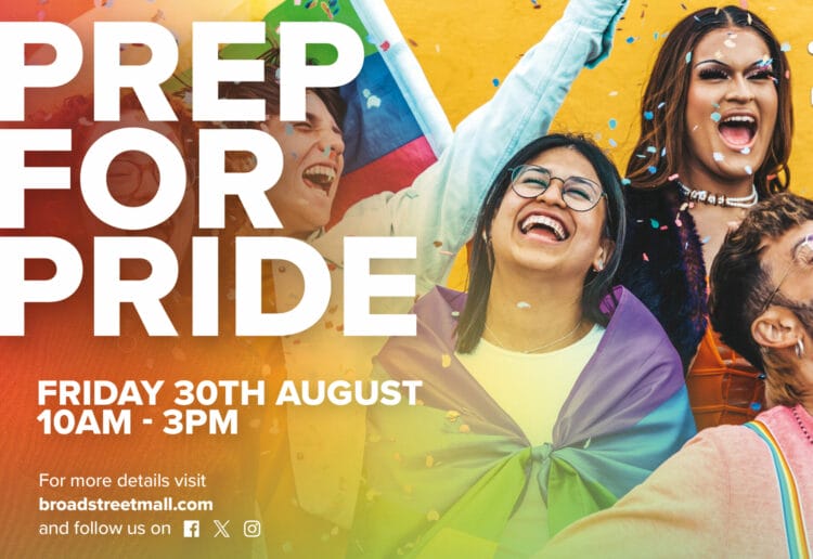Prep for Pride takes place at Broad Street Mall from 10am-3pm on Friday, August 30. Picture: Broad Street Mall