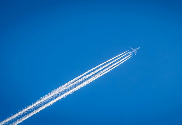 The University of Reading has found that rerouting flights to avoid contrails could help efforts to tackle climate change, according to a new study. Picture: William Hook, via UnSplash
