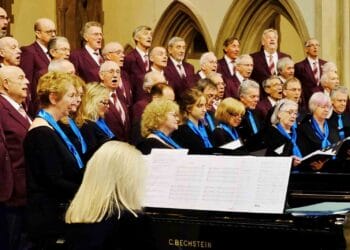 Male-voice choir concert boosts domestic abuse charity