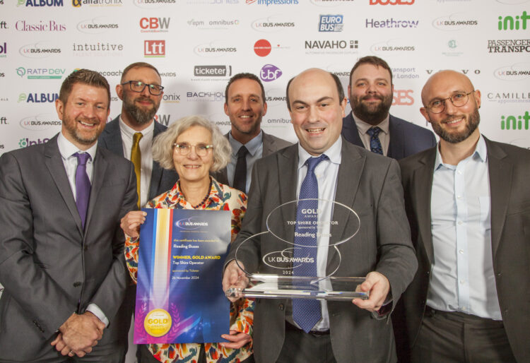 Reading Buses has been named as the UK's Top Shire Operators at the UK Bus Awards this week. Picture: Reading Buses