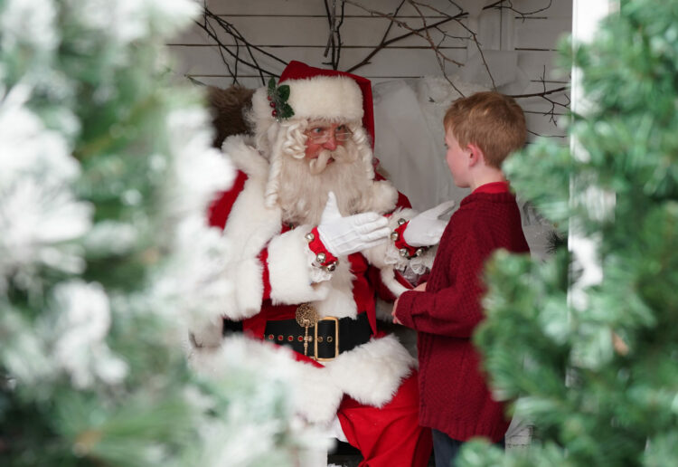 Lighting, sound and visual effects will be minimised, giving kids that cherished moment with Santa. Pic: Stewart Attwood.