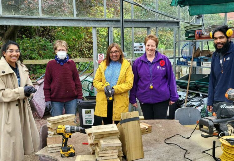 Spencers Wood Repair Cafe volunteers will be able to run their bird box workshops more easily thanks to new premises. PIcture: Spencers Wood Repair Cafe