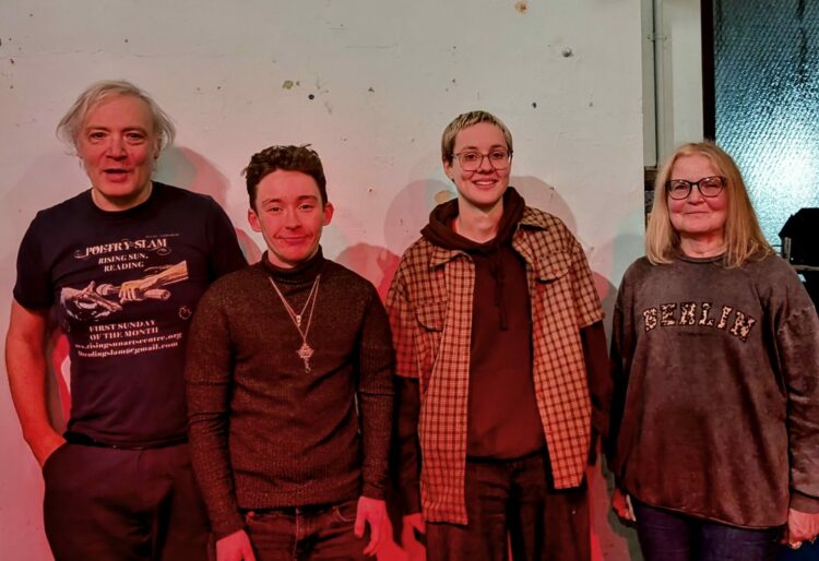 From left, finalists Richard Stephens, Jay Woods, Tilly Harrington, and Pam Ski. Picture: Jake Clothier