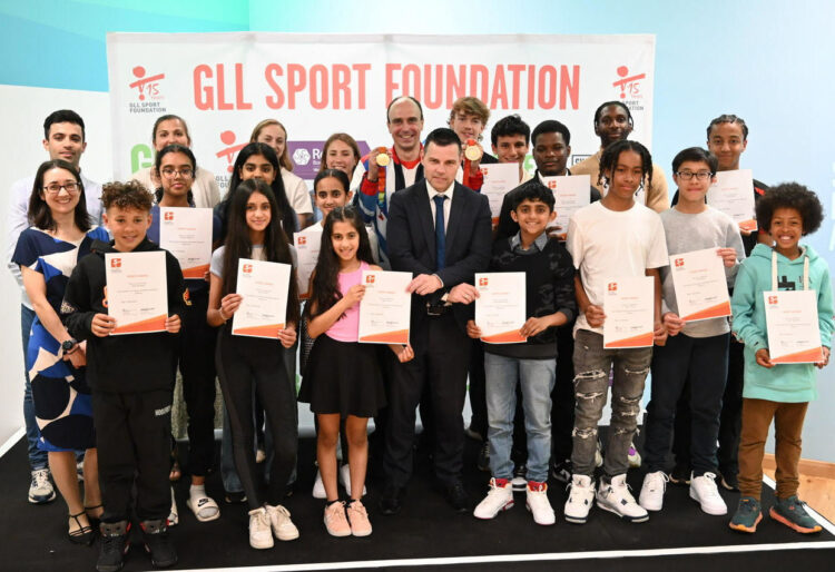 Last year?s GSF awards recipients in Reading. GLL