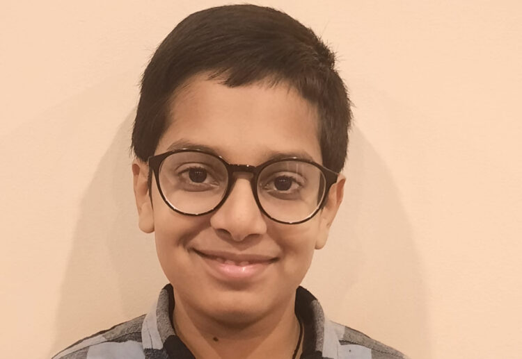 Pranav, 11, loves maths since taking weekly online Abacus Maths and coding lessons with BYITC. Picture: BYITC