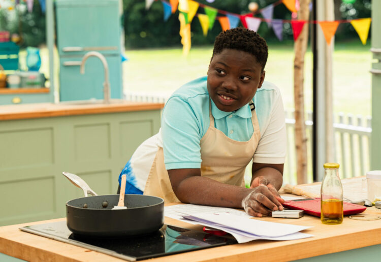Deji, young baker from Theale Green School, was among the participants who made it to the final of Channel 4's Junior Bake Off. Picture: Channel 4