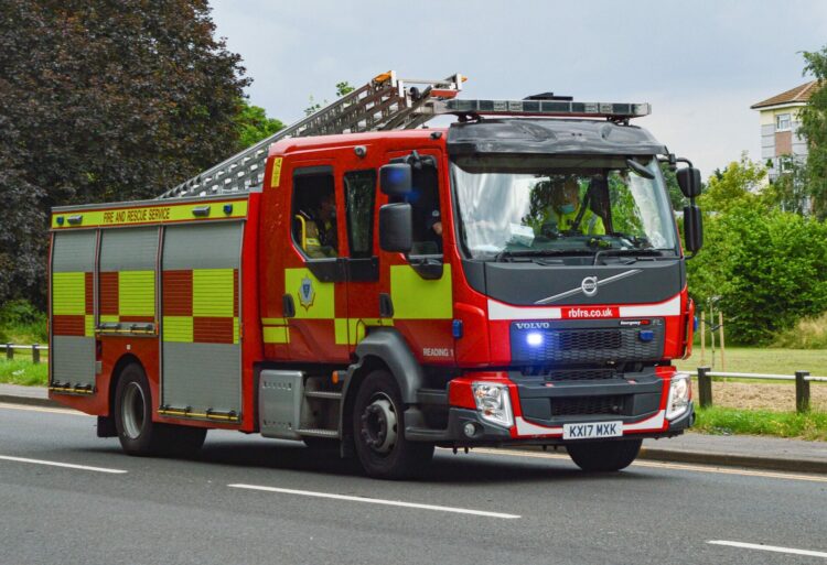 The Royal Berkshire Fire and Rescue Service (RBFRS) was called to a roof fire in Reading in the early hours of Wednesday, February 5. Picture: Steve Smyth
