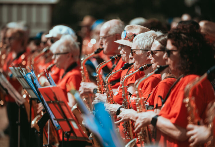 A new Sax Bandits group in Binfield welcomes new saxophonists of all levels. Picture: courtesy of Rob Digweed