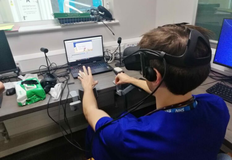 Virtual reality technology has shown promising results for helping stroke patients regain arm movements in a new study led by the University of Reading and Royal Berkshire NHS Foundation Trust. Picture: University of Reading